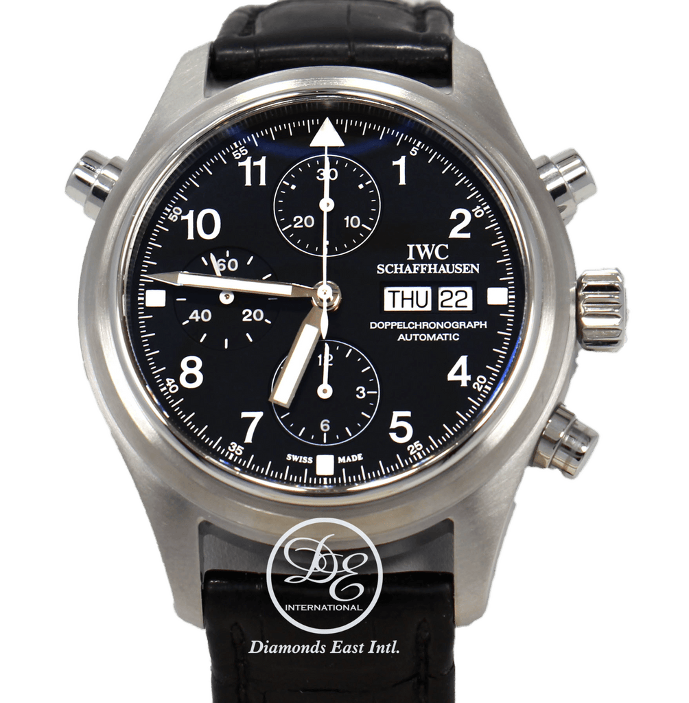 IWC Spitfire Pilot's IW3713 42mm Doppelchronograph Day-Date - Diamonds East Intl.