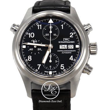 IWC Spitfire Pilot's IW3713 42mm Doppelchronograph Day-Date - Diamonds East Intl.