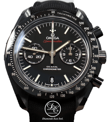 Omega SPEEDMASTER MOONWATCH Dark Side of the Moon Chronograph Black Ceramic 311.92.44.51.01.003 BOX/PAPERS - Diamonds East Intl.