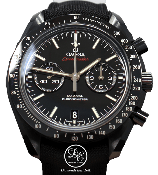 Omega black online speedmaster