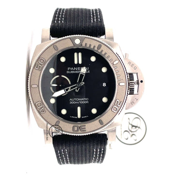 Panerai Luminor Submersible PAM00984 MIKE HORN EDITION 47MM TITANIUM UNWORN - Diamonds East Intl.