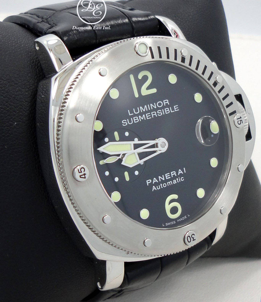 PANERAI Luminor Submersible PAM00024 Automatic Stainless Steel Men's Watch Mint - Diamonds East Intl.