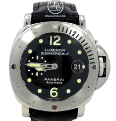 PANERAI Luminor Submersible PAM00024 Automatic Stainless Steel Men s Watch Mint Diamonds East Intl