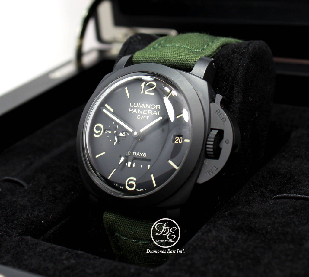 Panerai Luminor 1950 10 Days GMT PAM335 Black Ceramic Automatic