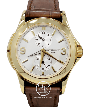 Patek Philippe Calatrava Travel Time 5134j-011 18K Yellow Gold *MINT* BOX/PAPERS - Diamonds East Intl.