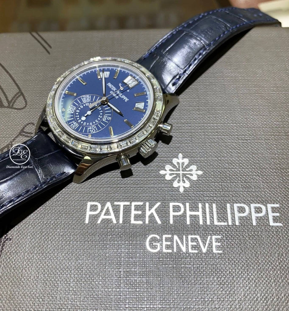 Patek Philippe Annual Calendar Chronograph Blue Dial 5961P-001