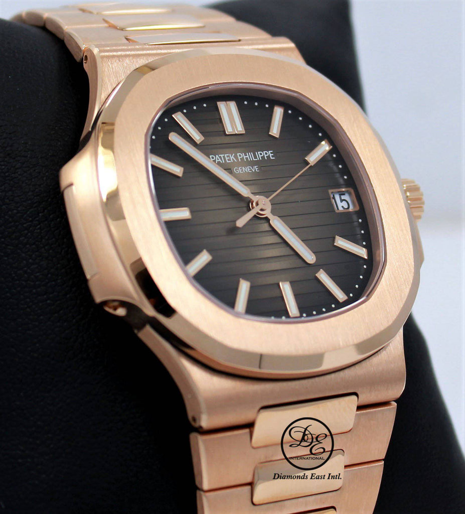 PATEK PHILIPPE Nautilus 5711R-001 18K Rose Gold Watch Box & Papers - Diamonds East Intl.