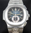 PATEK PHILIPPE Nautilus 5980/1A 40mm Blue Dial Chronograph Watch - Diamonds East Intl.