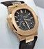 PATEK PHILIPPE Nautilus 5712R 18k Rose Gold Moon Phase Leather Band Watch BOX/PAPERS - Diamonds East Intl.