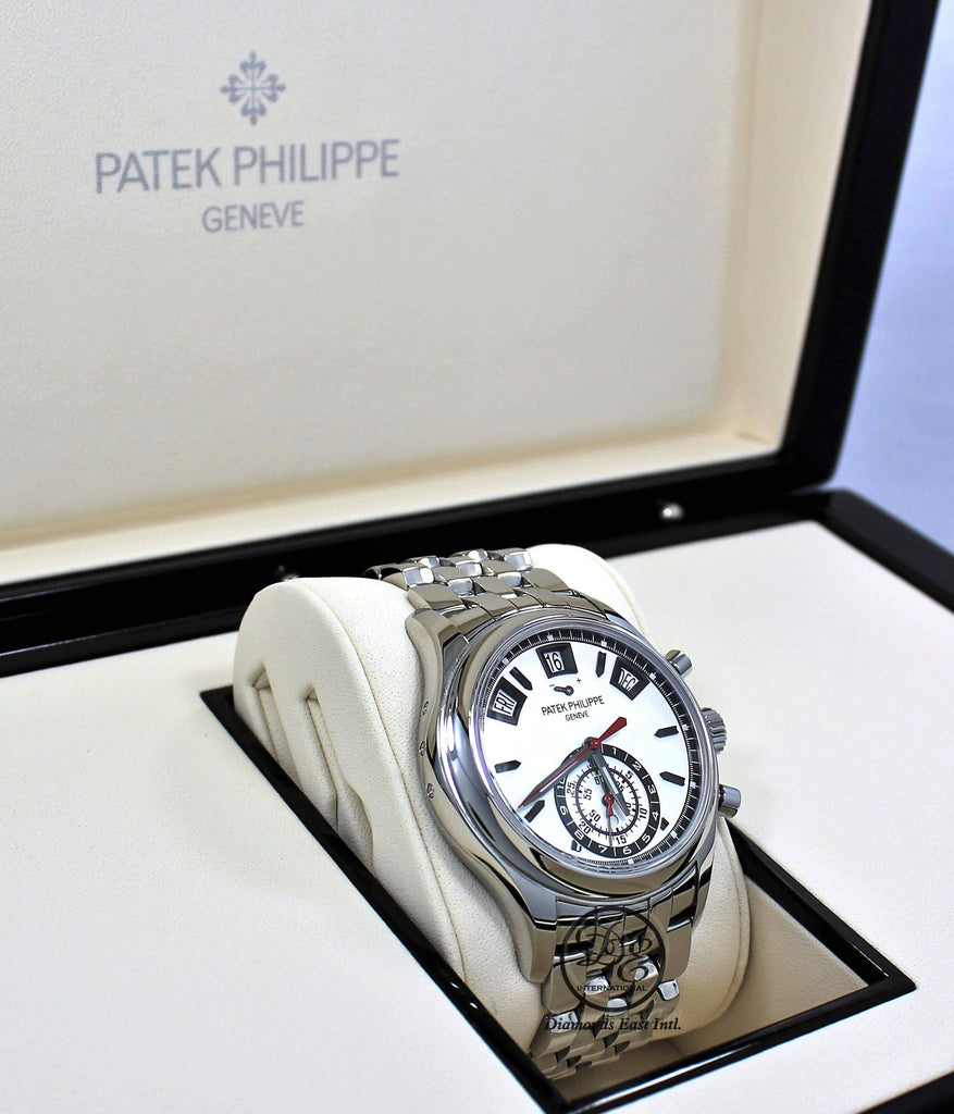 Patek Philippe 5960-1a Annual Calendar Day-Date Watch BOX/PAPERS - Diamonds East Intl.