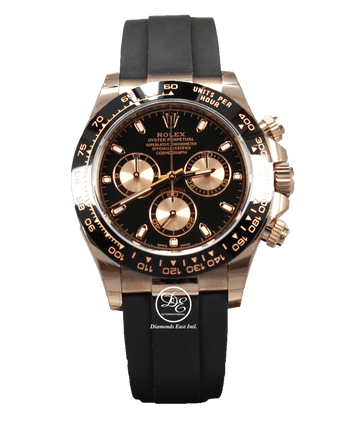Rolex Daytona 116515 18K Rose Gold Cosmograph Oysterflex Watch Unworn Box Papers - Diamonds East Intl.