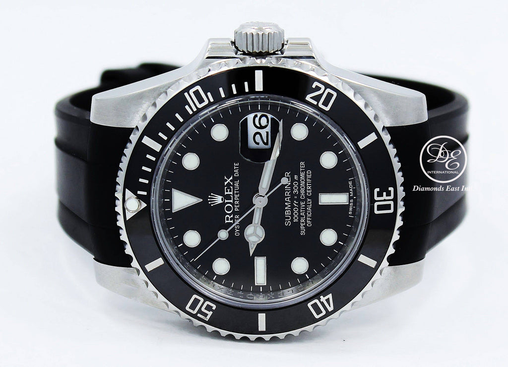 Rolex Oyster Perpetual Submariner Date 116610 LN RUBBER B - Diamonds East Intl.