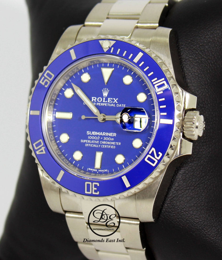Rolex Submariner Date 116619lb Oyster Perpetual 18K White Gold