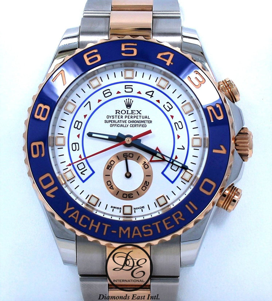 Rose Gold Yacht Master Stainless Steel Rolex Yacht-Master II