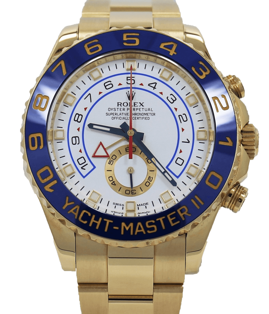 Pre Owned Rolex 18ct Yellow Gold Yacht-Master 40mm Watch - Banks Lyon