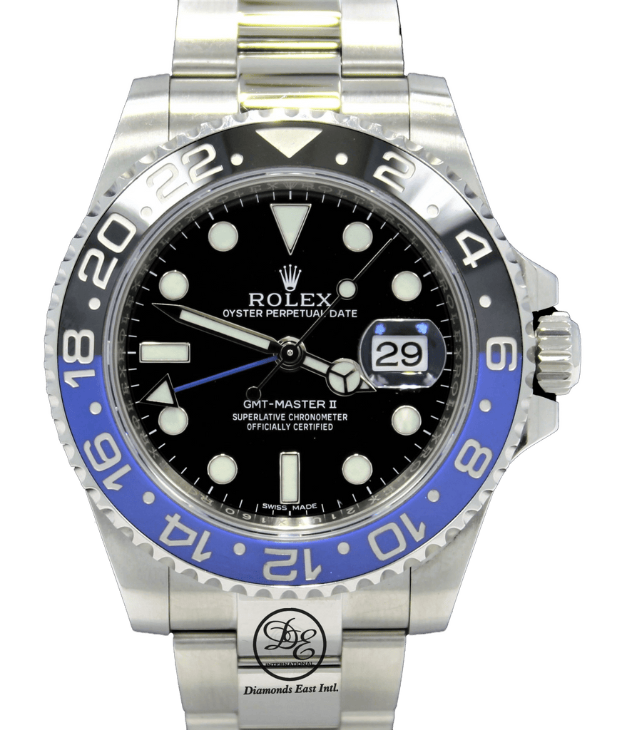 Rolex Oyster Perpetual GMT-Master II 116710 BLNR BATMAN - Diamonds East Intl.