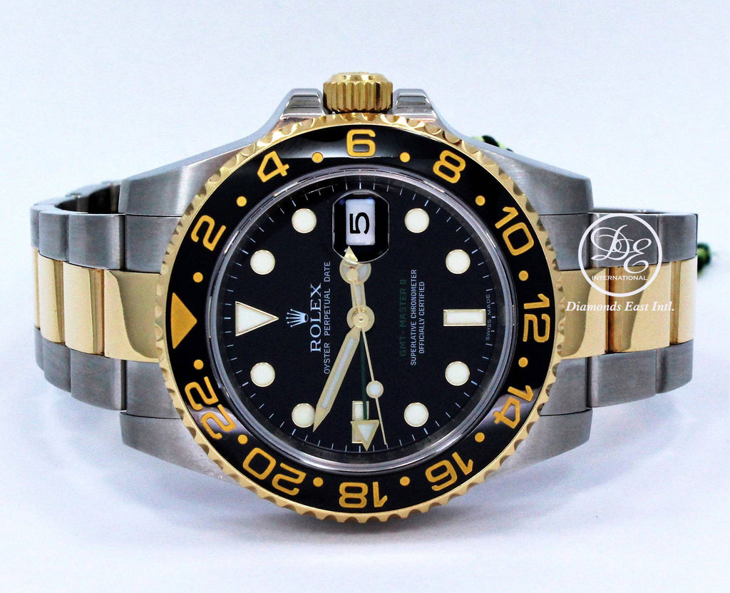 Rolex gmt master sales gold and steel