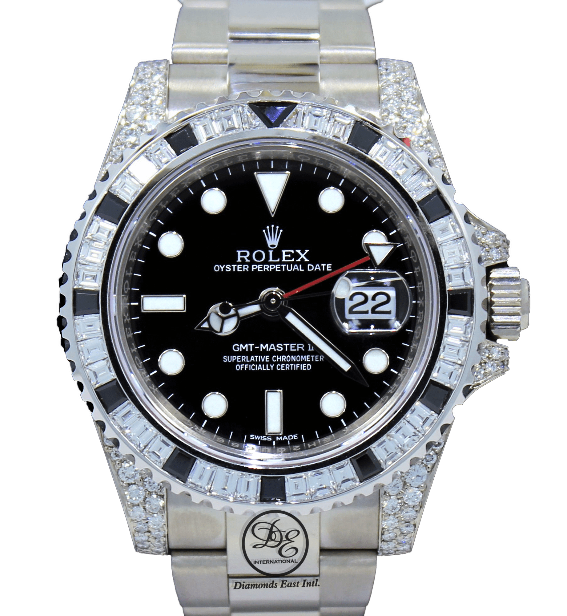 Rolex oyster perpetual date top gmt master 2 superlative chronometer
