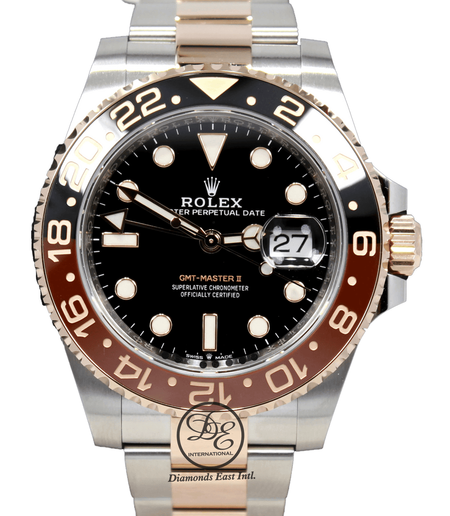 Rolex GMT-Master II 126711 CHNR BEER 18K Rose Gold/SS Oyster Perpetual UNWORN | Diamonds