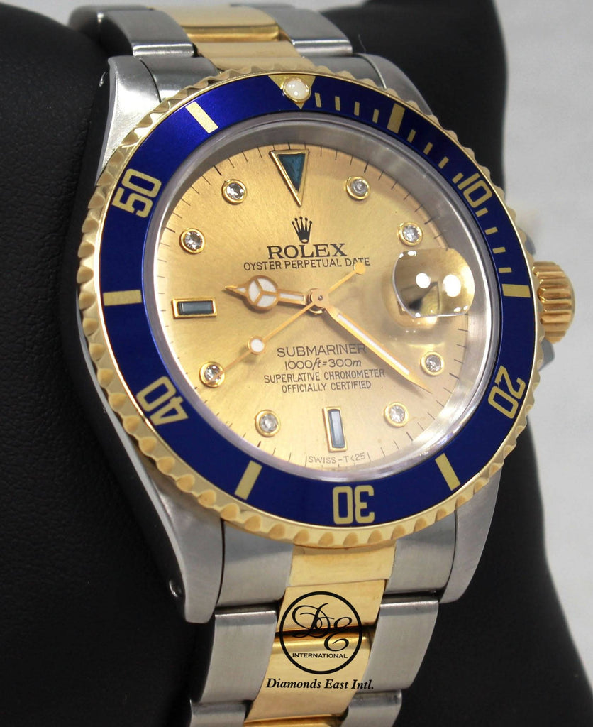 Rolex Submariner 18K Yellow Gold Watch