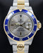 Rolex Submariner 16613T 18k Yellow Gold/SS Factory Serti Blue Sapphires Diamonds BOX/PAPERS - Diamonds East Intl.