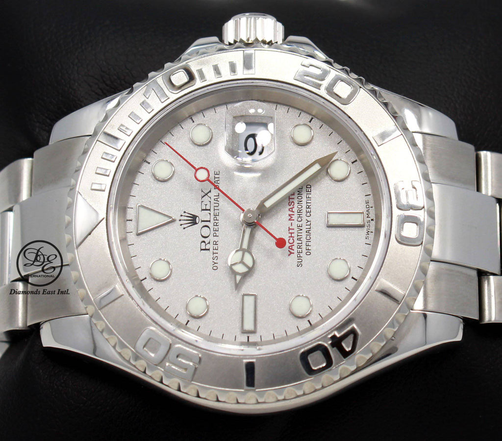 Rolex Yacht-Master 40mm 16622 Platinum Dial Stainless Steel Boxes/Papers!