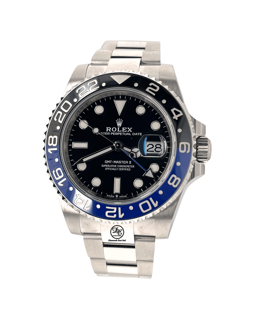 Rolex 2021 GMT-Master II Batman on Oyster Bracelet 126710BLNR Unworn - Diamonds East Intl.