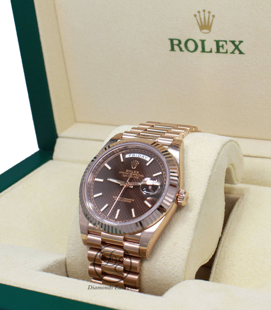 Rolex Oyster Perpetual Day-Date 40 228235 (Unworn) - Diamonds East Intl.