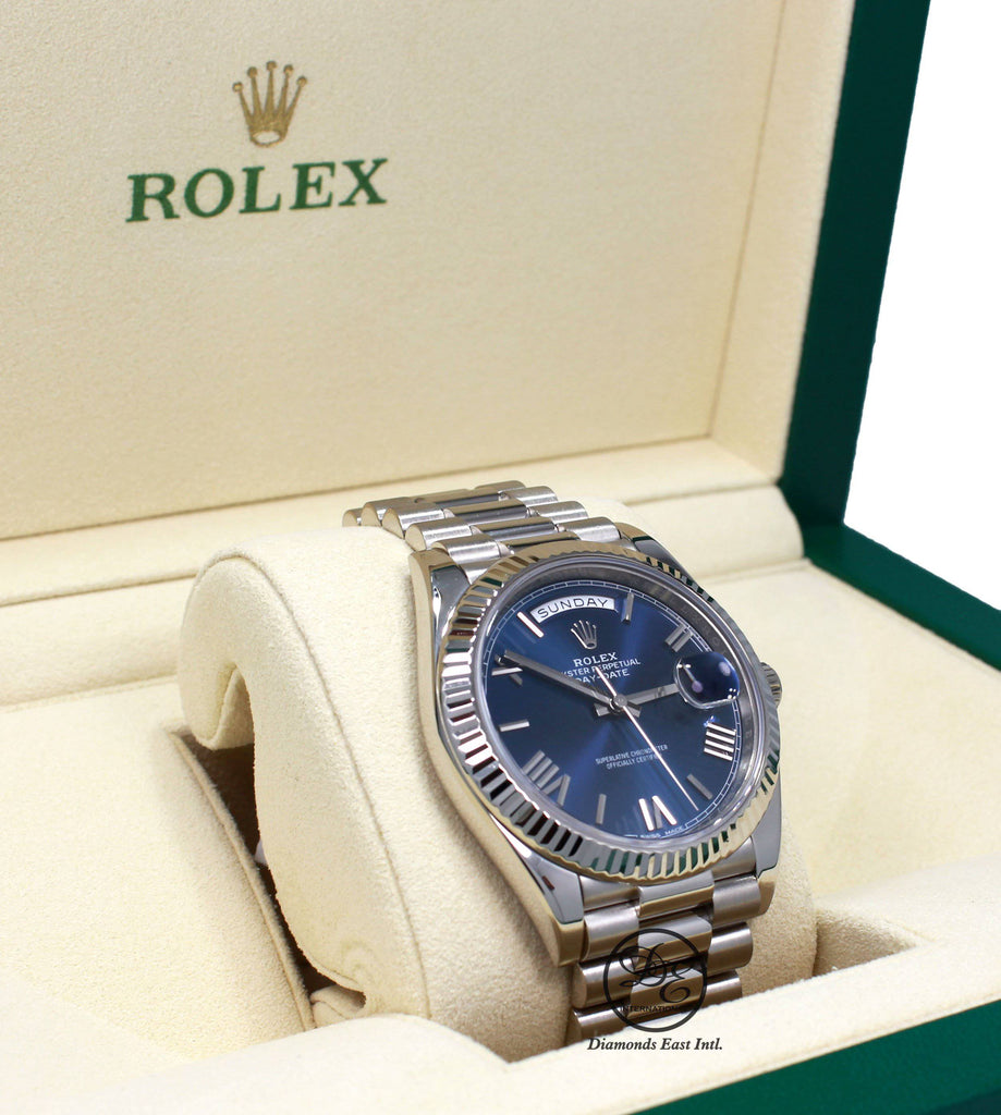 Rolex Day-Date President 40 Oyster Perpetual 228239 BLURP BOX/PAPERS - Diamonds East Intl.
