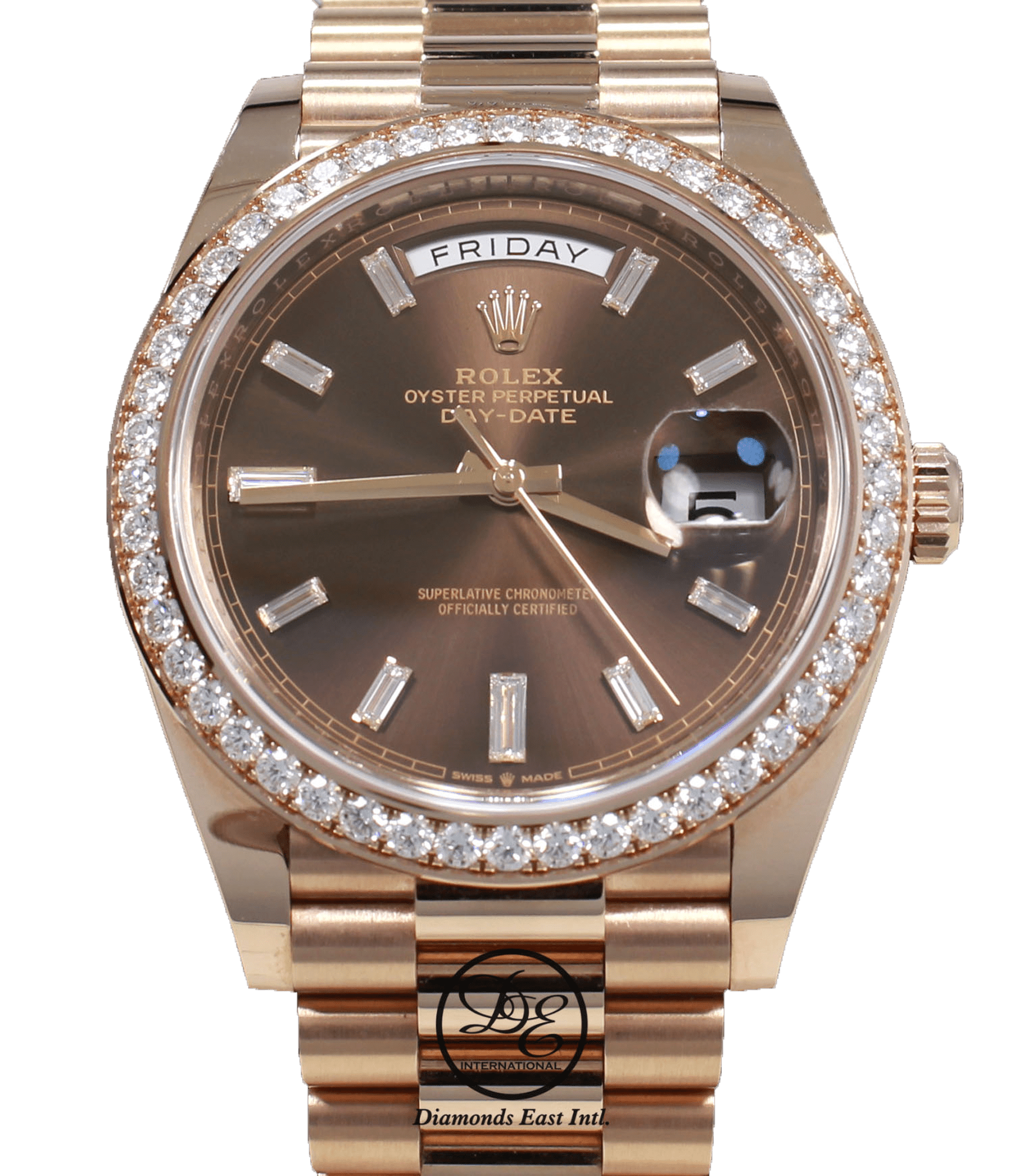 Rose gold rolex 40mm Clearance
