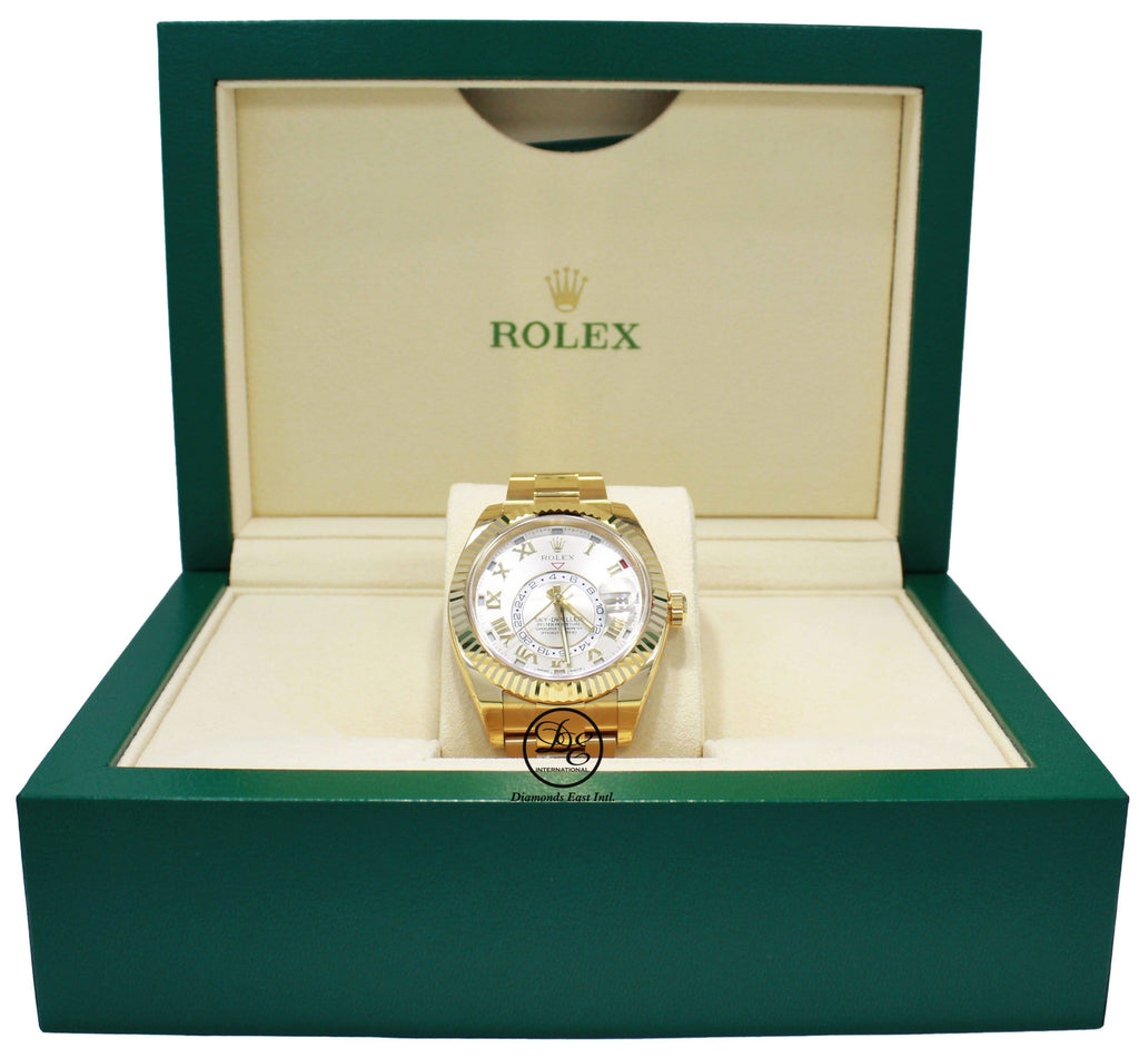 Rolex Sky-Dweller 18k Yellow Gold 326938 UNWORN - Diamonds East Intl.