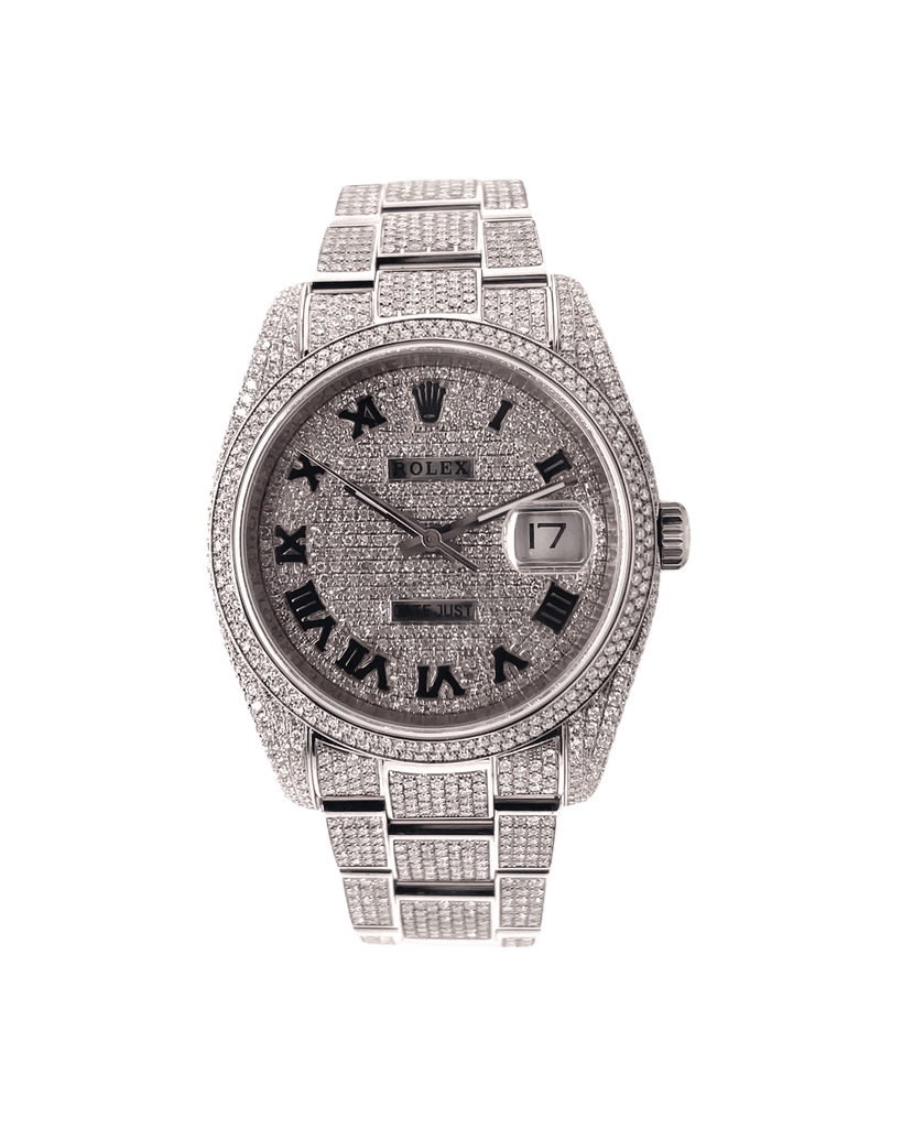 Rolex Date-Just 36mm 116200 Diamond BustDown | Diamonds East Intl.