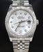 Rolex Datejust 116200 36mm Jubilee MOP Diamond Dial and Bezel Watch Box/Paper - Diamonds East Intl.