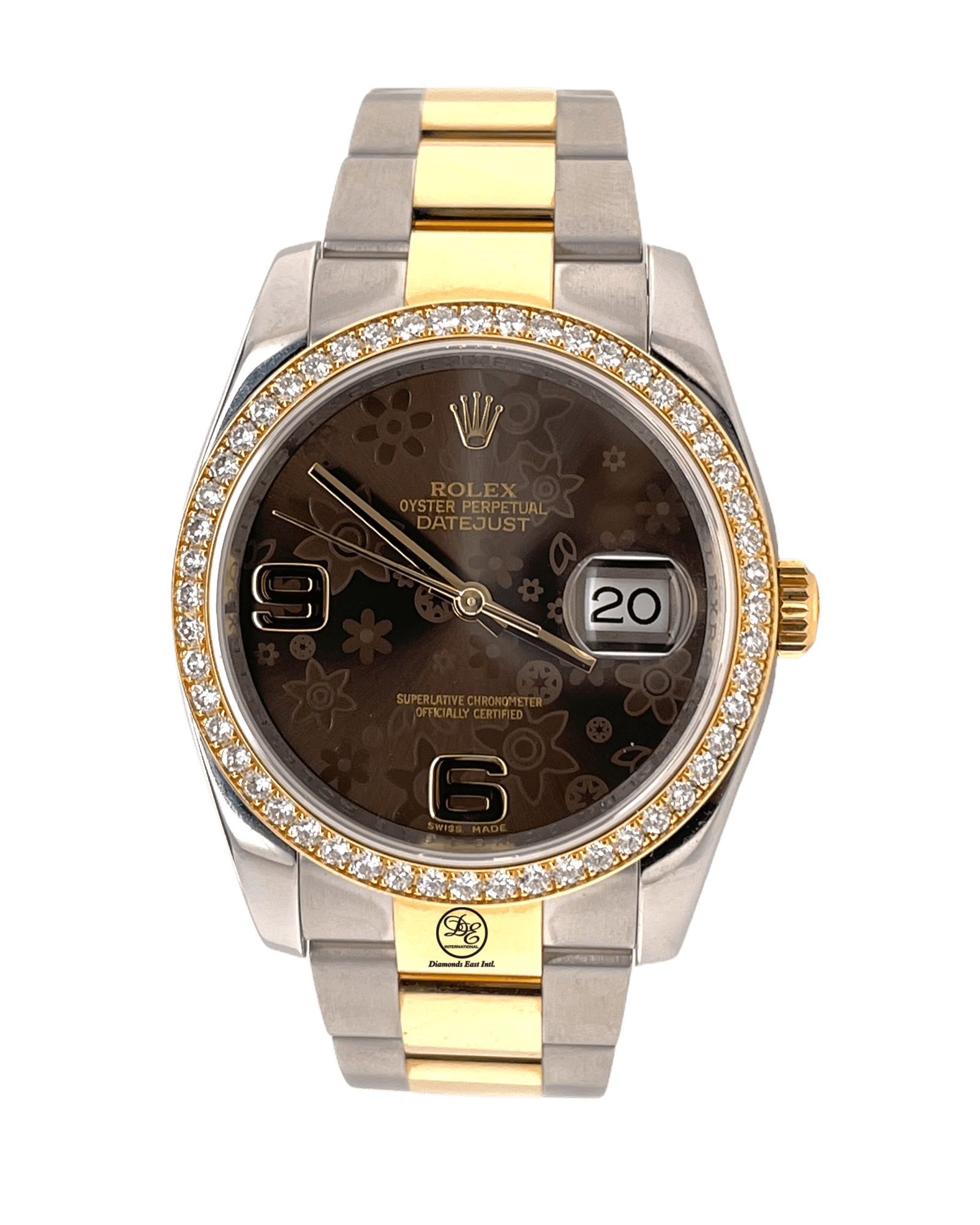 超安い品質 Rolex Datejust Flower Factory Oyster Two-tone 36mm 116243 アクセサリー