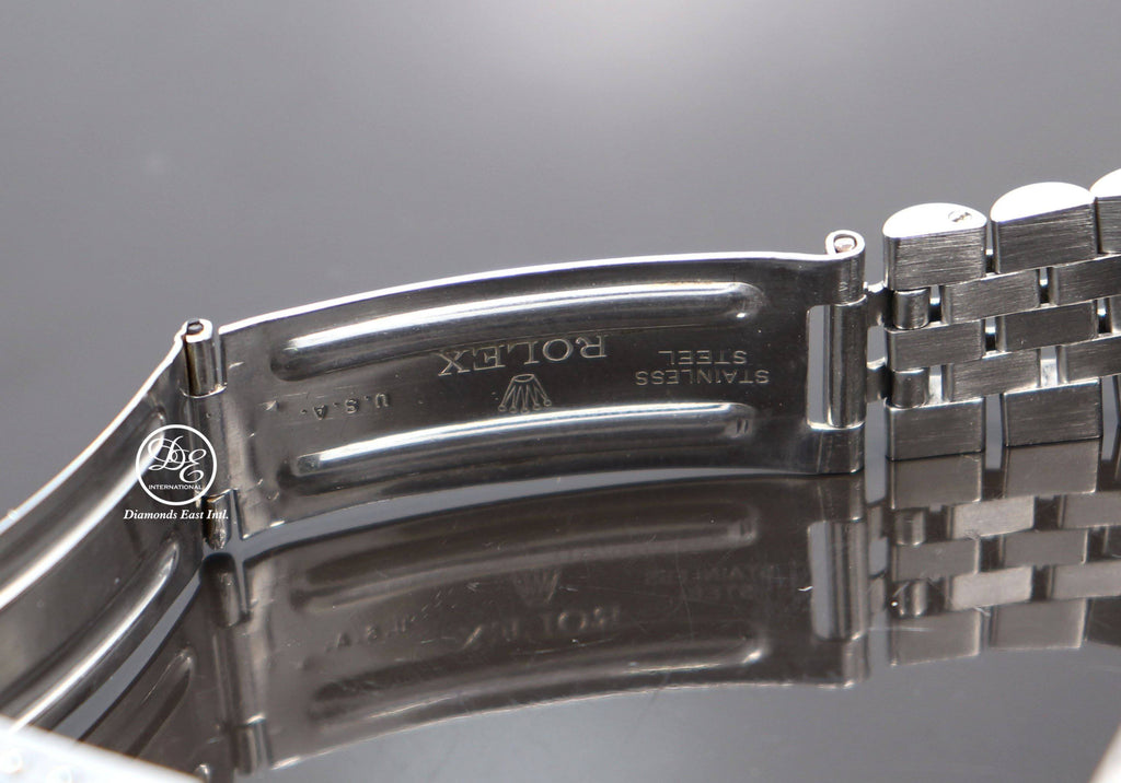 Rolex Datejust 1603 Jubilee Black Dial Collector Vintage Watch 2 million PAPER SERVICED - Diamonds East Intl.