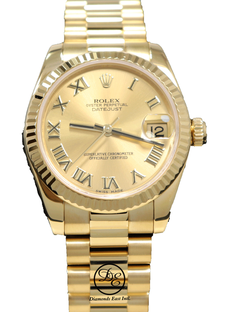 Rolex 31mm gold president hotsell