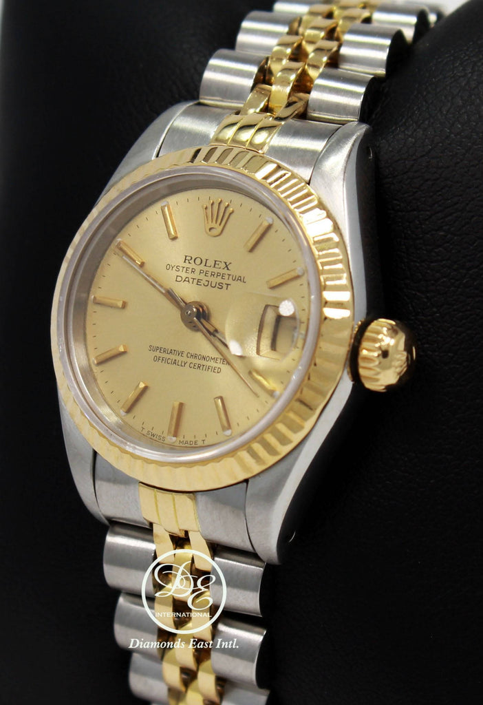 Rolex Datejust 69173 26mm 18K Yellow Gold Stainless Steel Jubilee