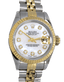 Rolex Datejust 69173 Jubilee 18K Yellow Gold & SS MOP Diamond Dial Ladies Watch