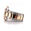 Rolex Datejust Silver Diamond Dial Diamond Bezel Rose Gold/Steel Bracelet 36MM 116201 - Diamonds East Intl.