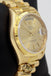 Rolex President Day-Date 36mm 18078 18K Yellow Gold Rolex Factory Bark Finish Stick Dial - Diamonds East Intl.