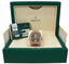 Rolex President Day-Date II 41mm 218235 18K Rose Gold Bronze Wave Dial BOX/PAPER - Diamonds East Intl.