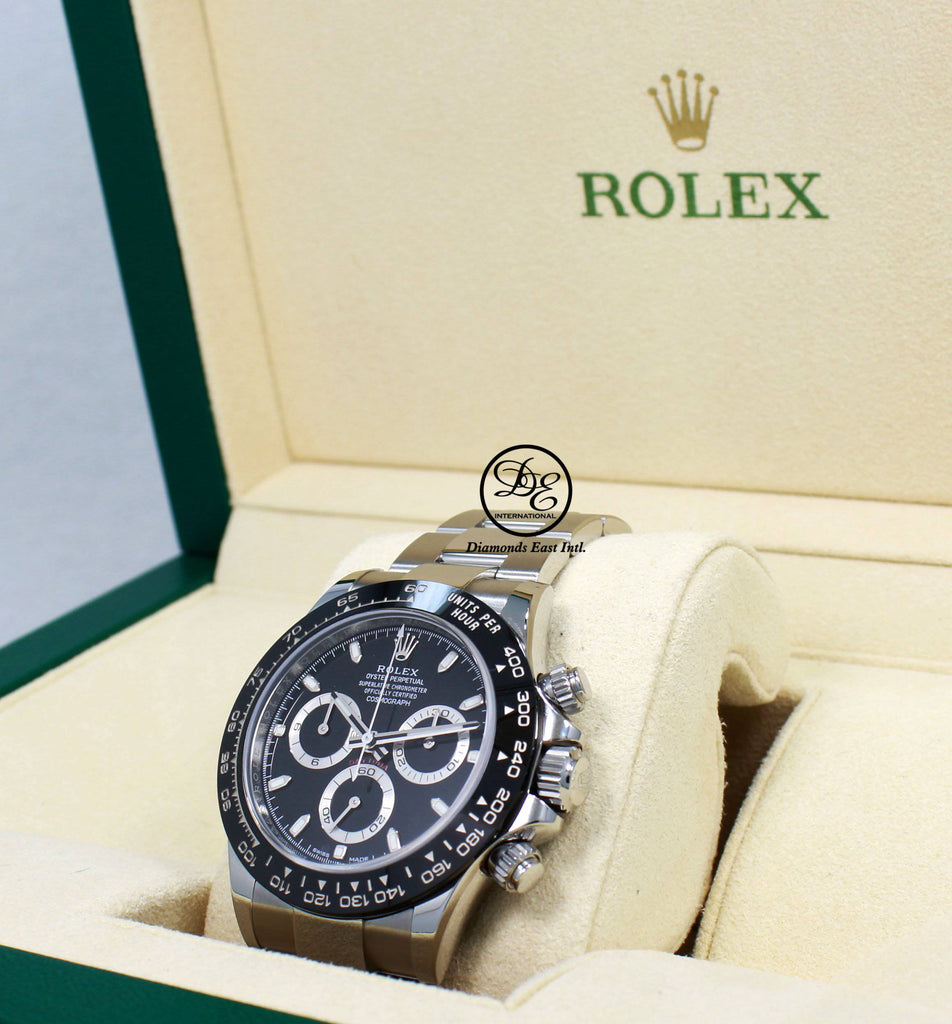 Rolex Daytona 116500 LN Chrono Oyster Black Ceramic Bezel Watch