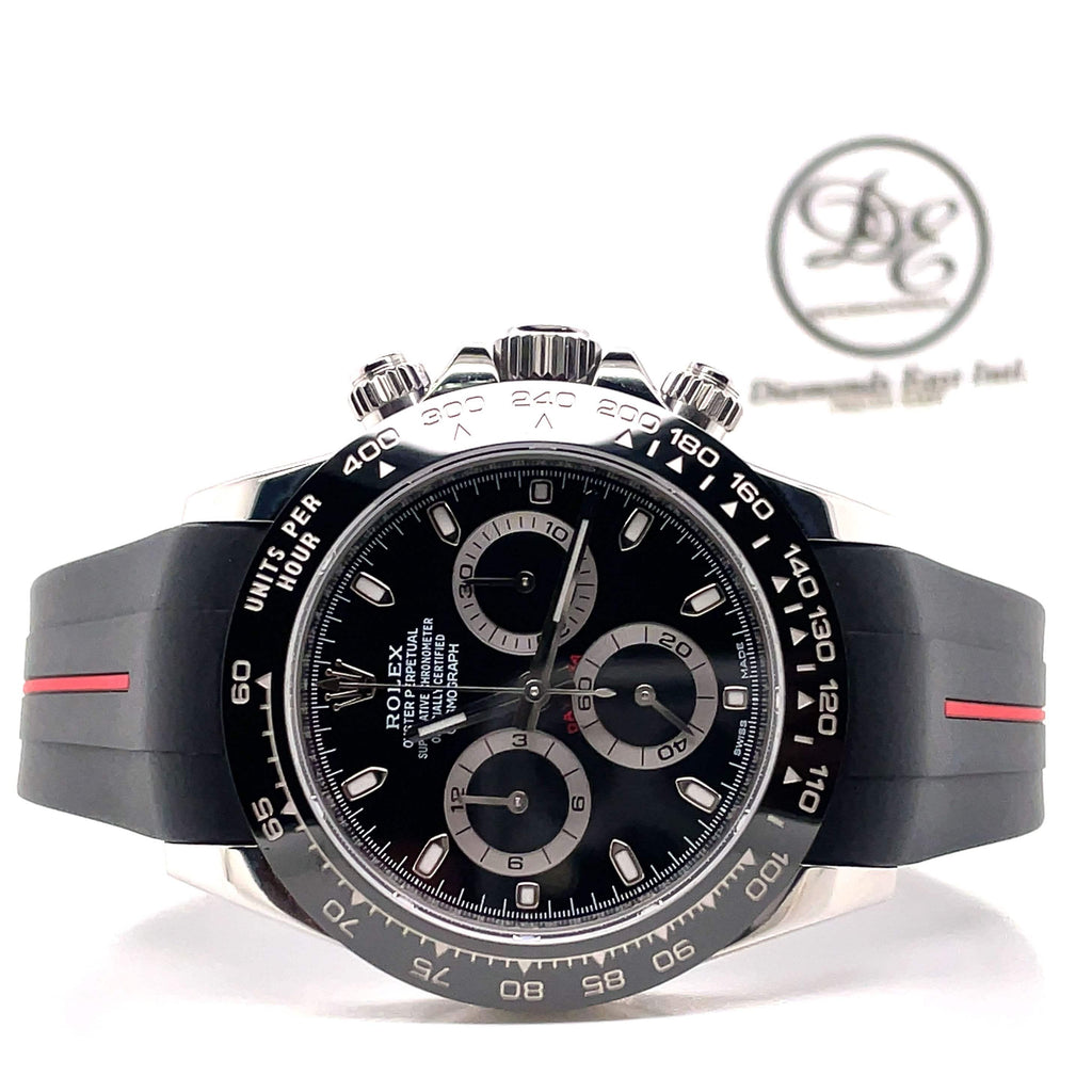 Rolex Daytona 116500LN with Rubber B & Oyster Band Box / Papers Mint - Diamonds East Intl.
