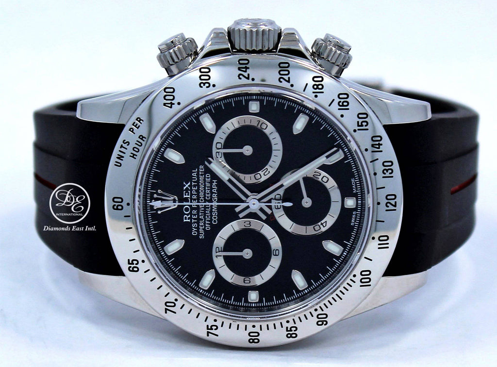 Rolex Daytona 116520 Cosmograph Stainless Steel Oyster Rubber B
