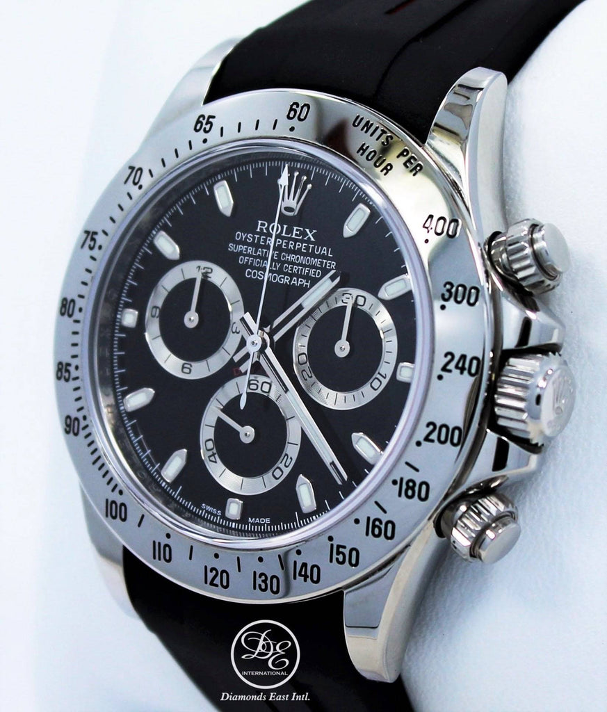 Rolex Daytona 116520 Cosmograph Stainless Steel Oyster Rubber B