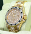 Rolex GMT Master II 116718 18k Yellow Gold Diamonds Dial Bezel Bracelet BOX/PAPERS - Diamonds East Intl.