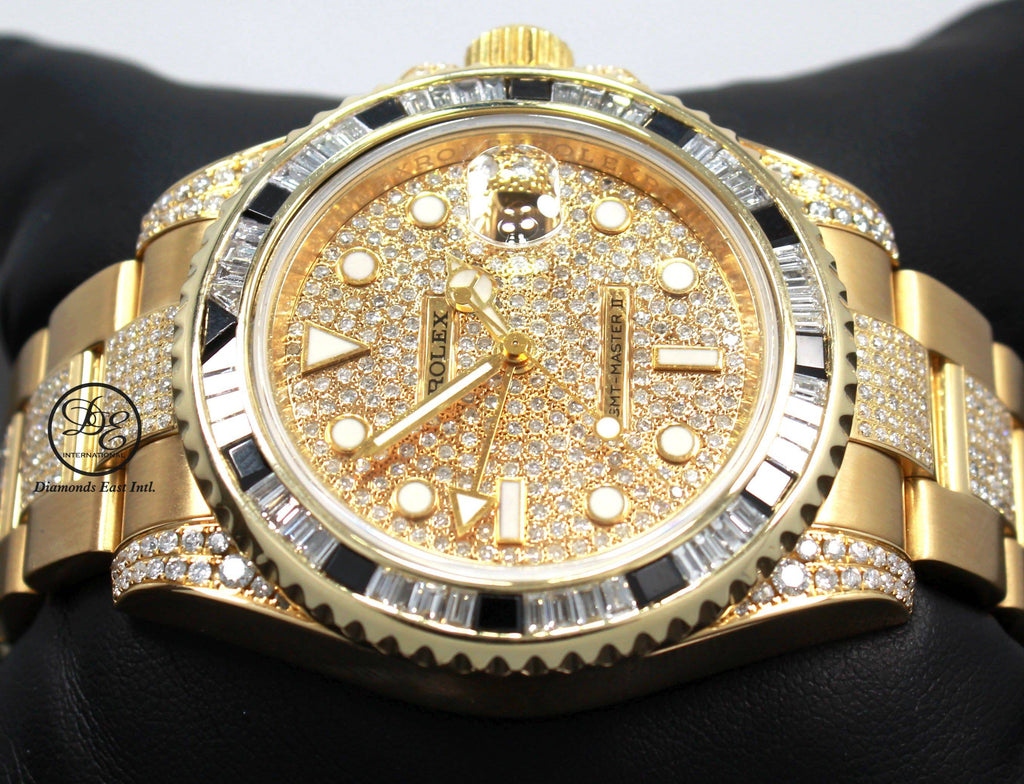 Rolex Gmt Master Ii Diamond Bezel Rolex GMT Master II 116718 18k