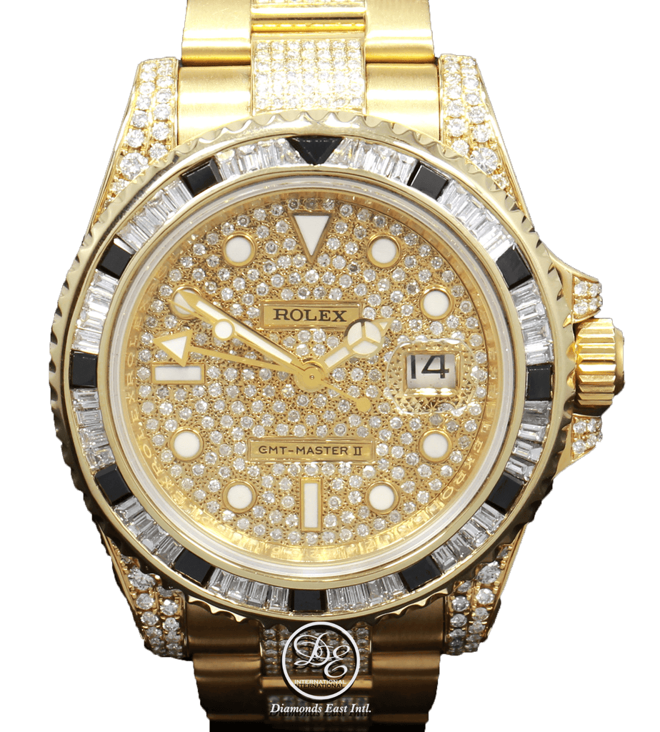 Rolex gmt master top ii full diamond