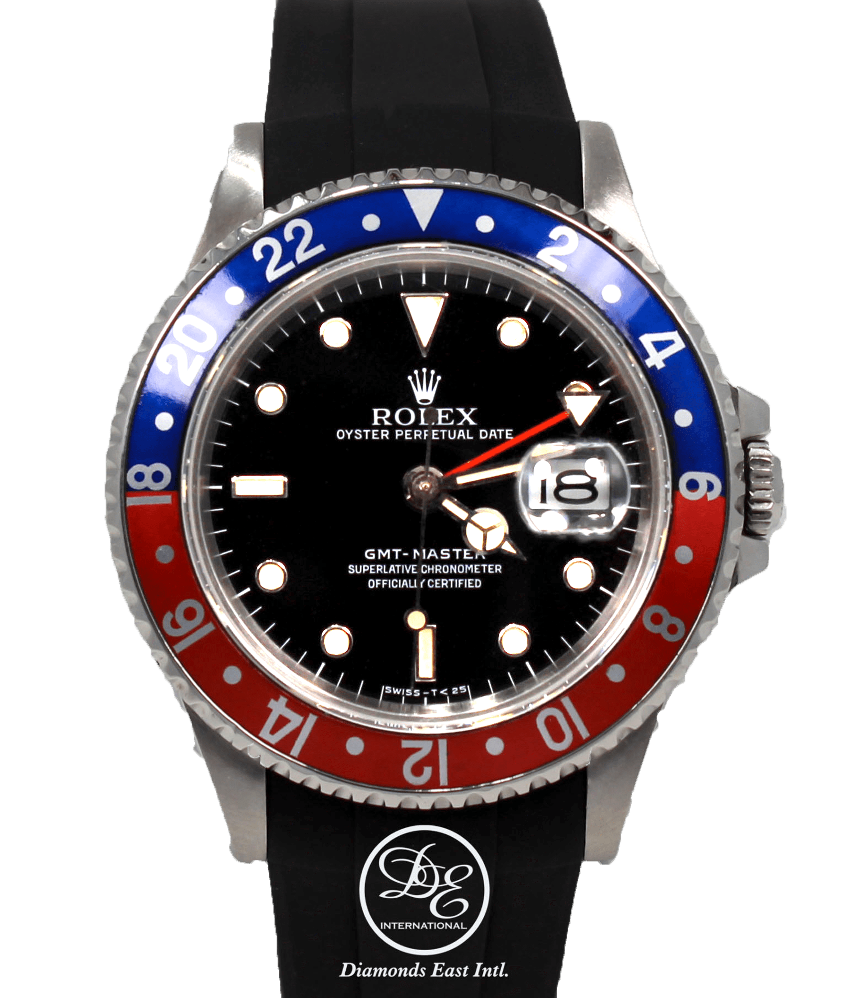 Rolex Yacht-Master II 44mm 116680 Blue Rubber B Band and Oyster Bracelet