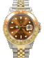 Rolex GMT-MASTER II 16713 Root Beer Two Tone Jubilee 18K Yellow Gold/Steel Watch